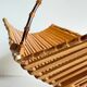 VINTAGE Wooden and Bamboo Fruit CUT BASKET