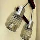 Chandelier 2 design lights Scandinavian modernist 50s 60s