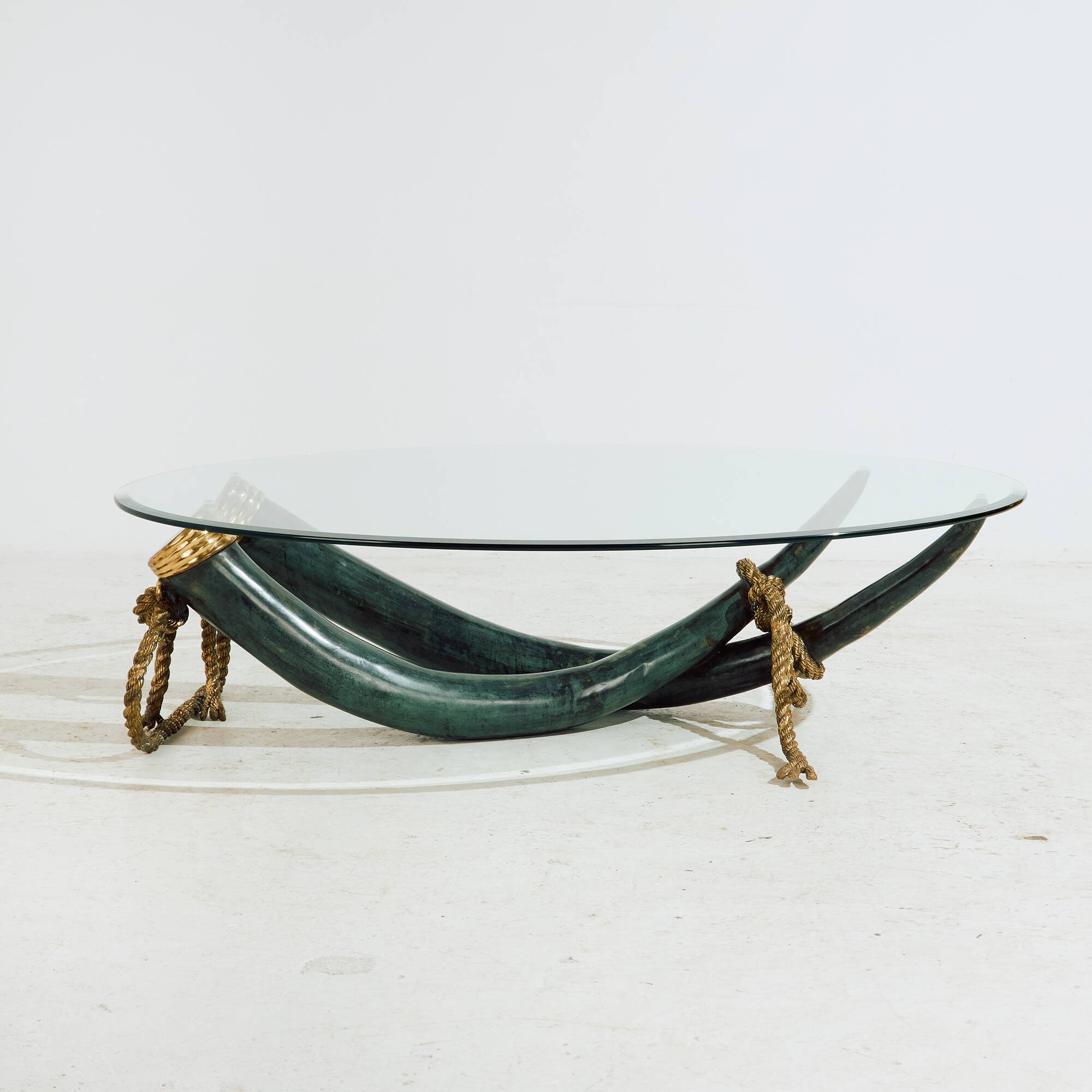 Bronze coffee table by Italo Valenti for Valenti Spain