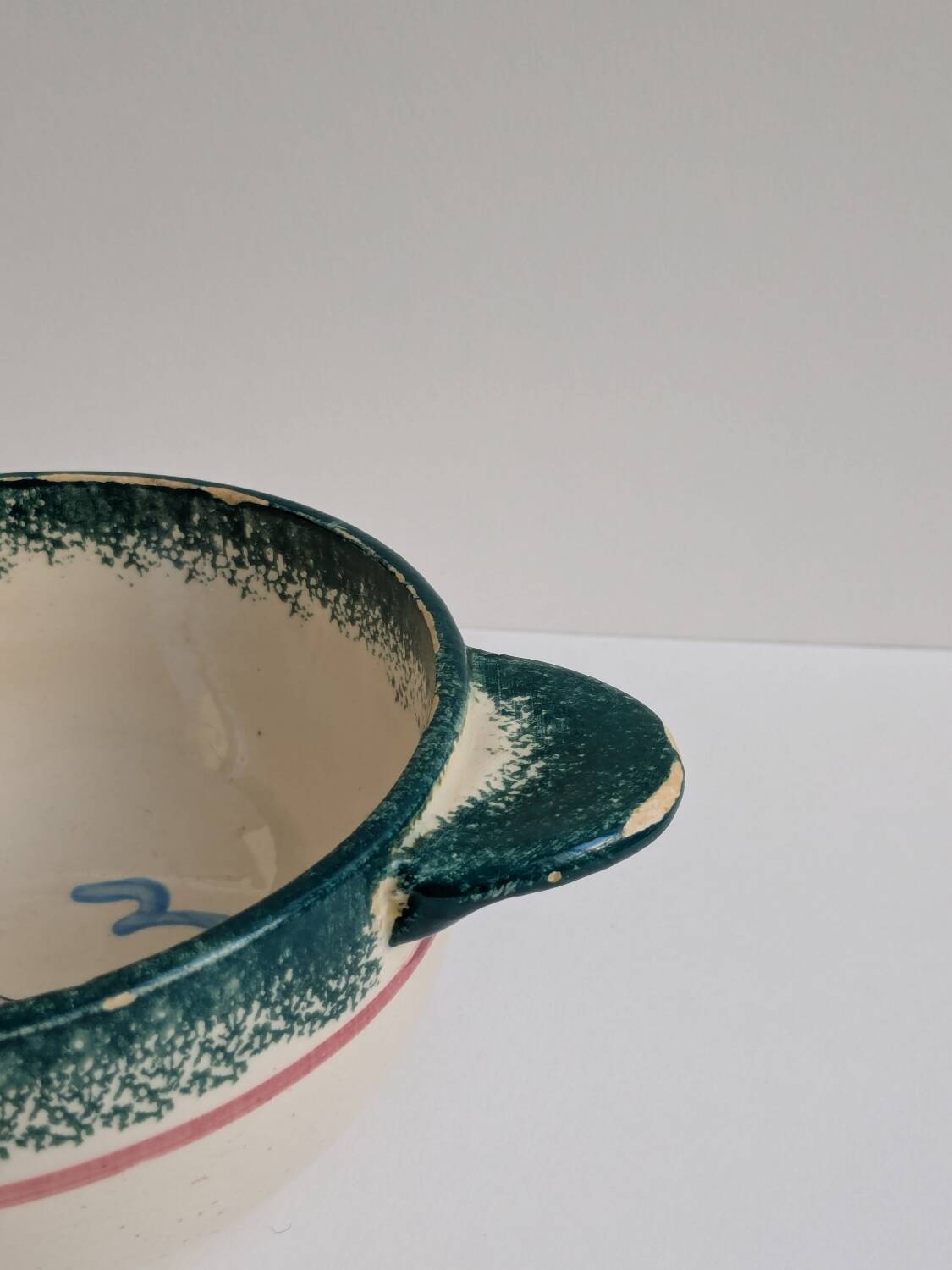 Vintage bowl with donkey motif La Fleet in Ré