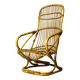Italian bamboo chairs in the style Tito Agnoli for Bonacina