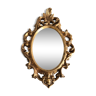 Miroir baroque doré 20x31cm