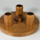 1960s 1970s Ceiling Lamp Brutalist Japandi Style Made in Germany