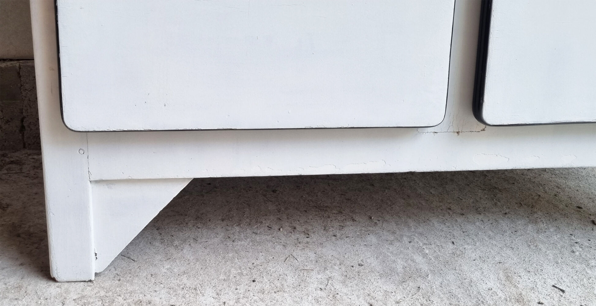 Low sideboard, vintage wood 50s