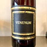 Venenum apothecary bottle in amber glass