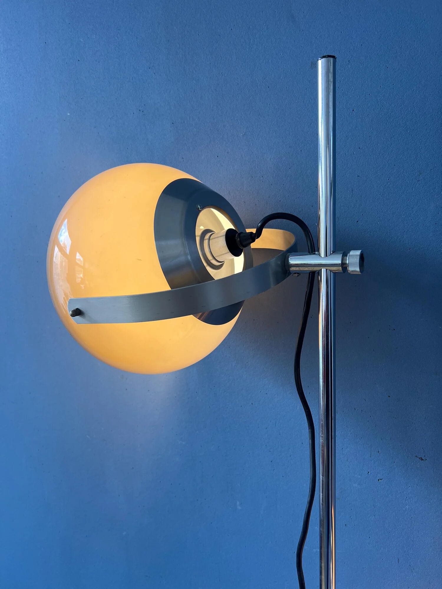 Mid-century space age mushroom floor lamp by Hala
