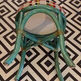 Maugrion rattan stool
