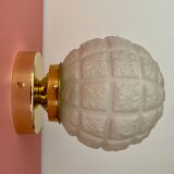 Wall lamp vintage art deco globe