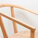 Set of 4 Scandinavian straw chairs