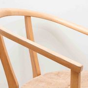 Set of 4 Scandinavian straw chairs