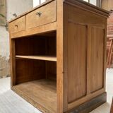 Early 20th century oak trade counter