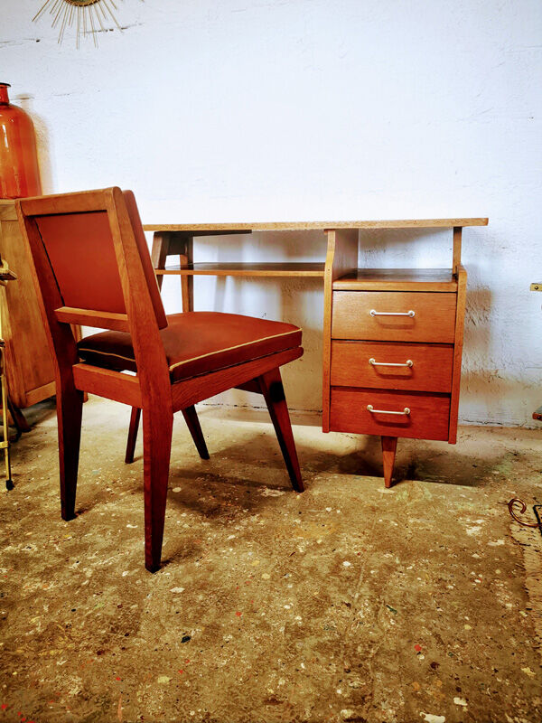 Scandinavian vintage design desk