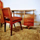 Scandinavian vintage design desk