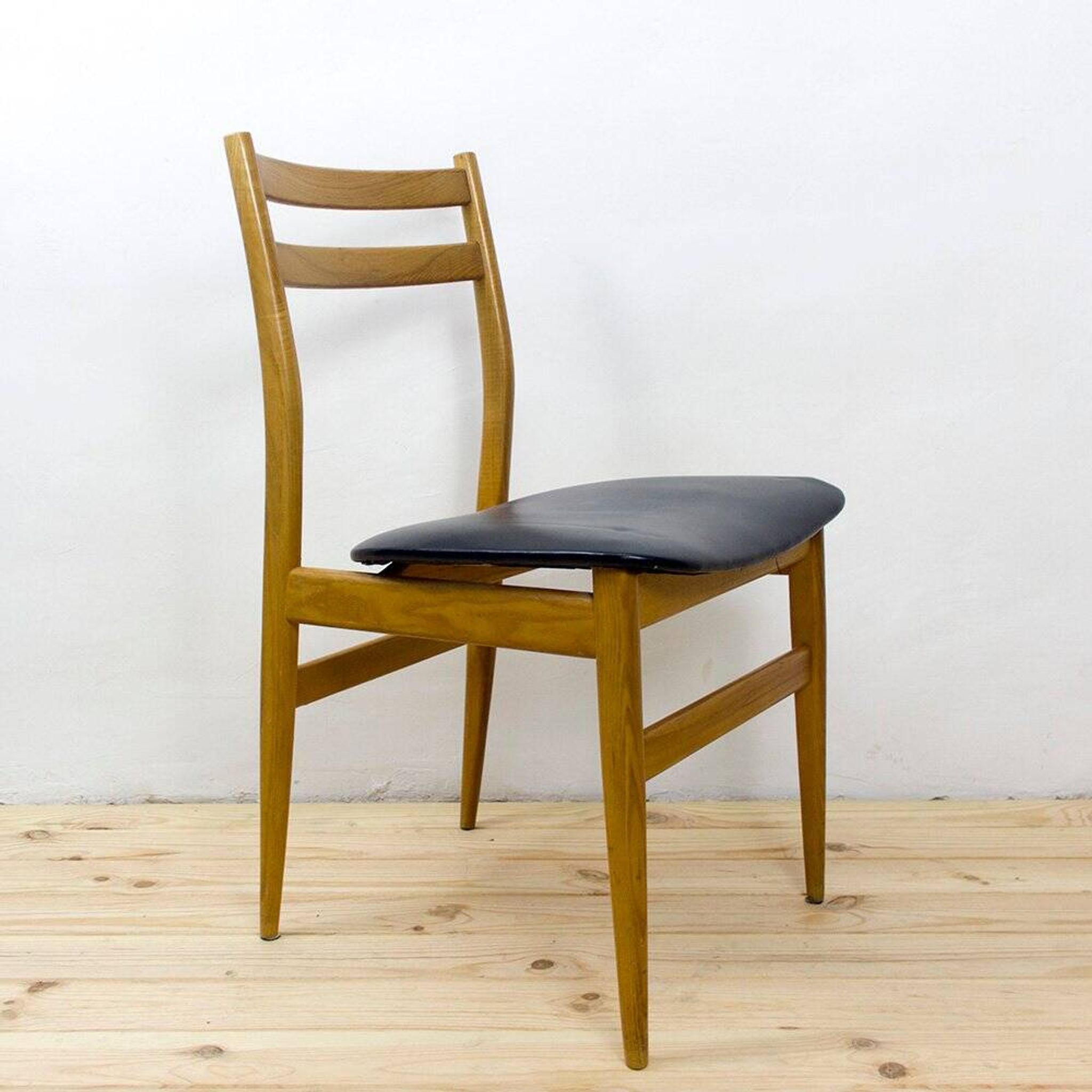 Scandinavian Ash Chairs, 1960s, Set of 6
