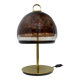 Lampe de table Leucos en verre de Murano et laiton, Italie, années 1970