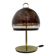 Lampe de table Leucos en verre de Murano et laiton, Italie, années 1970