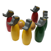 Set of 6 pins Babar