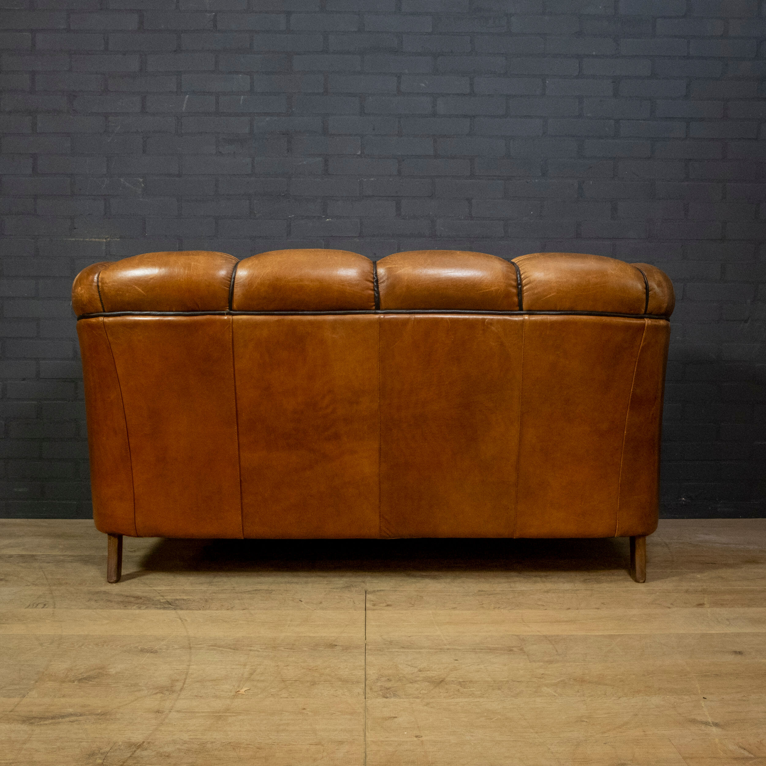Dutch sheepskin 2-seater sofa