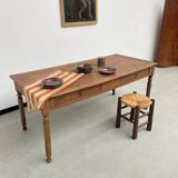 Walnut silk table 1900