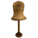 Lampadaire scandinave en rotin