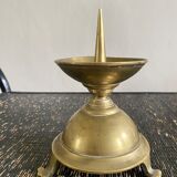 Brass church candle holder