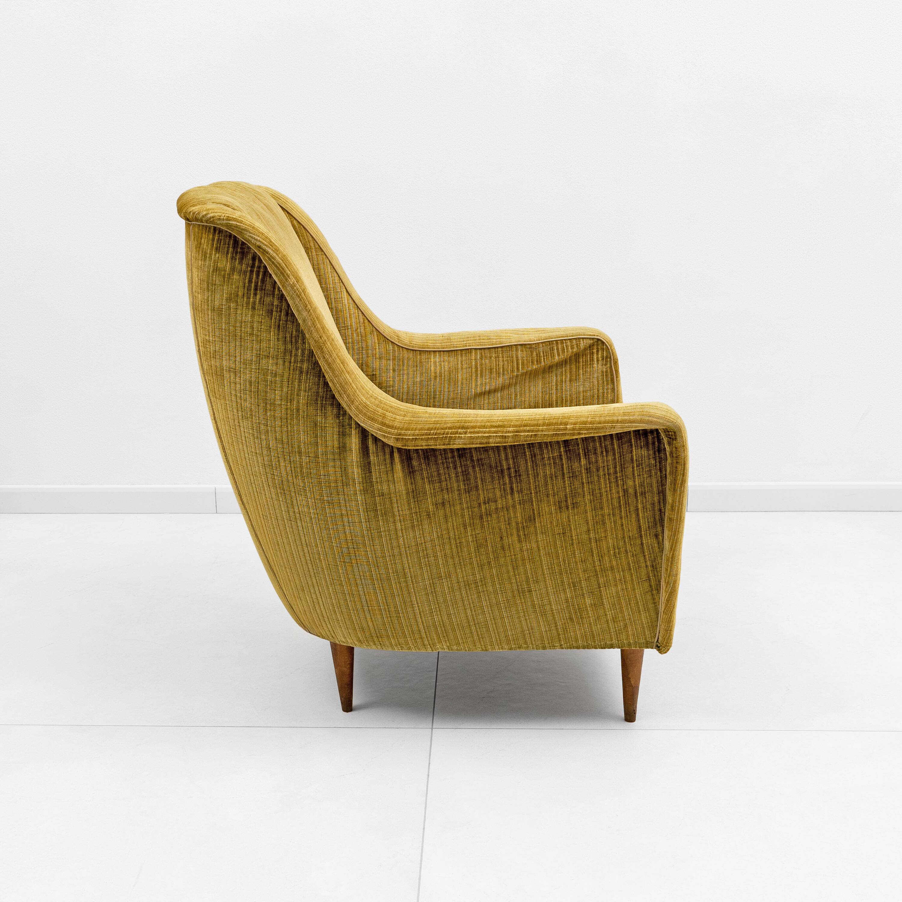 Ico Parisi Mid-Century Modern Italian Armchairs for Ariberto Colombo, 50s