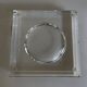 Plexiglas pocket emptier with brass and nickel silver surround, 1975, in the style of Pergay