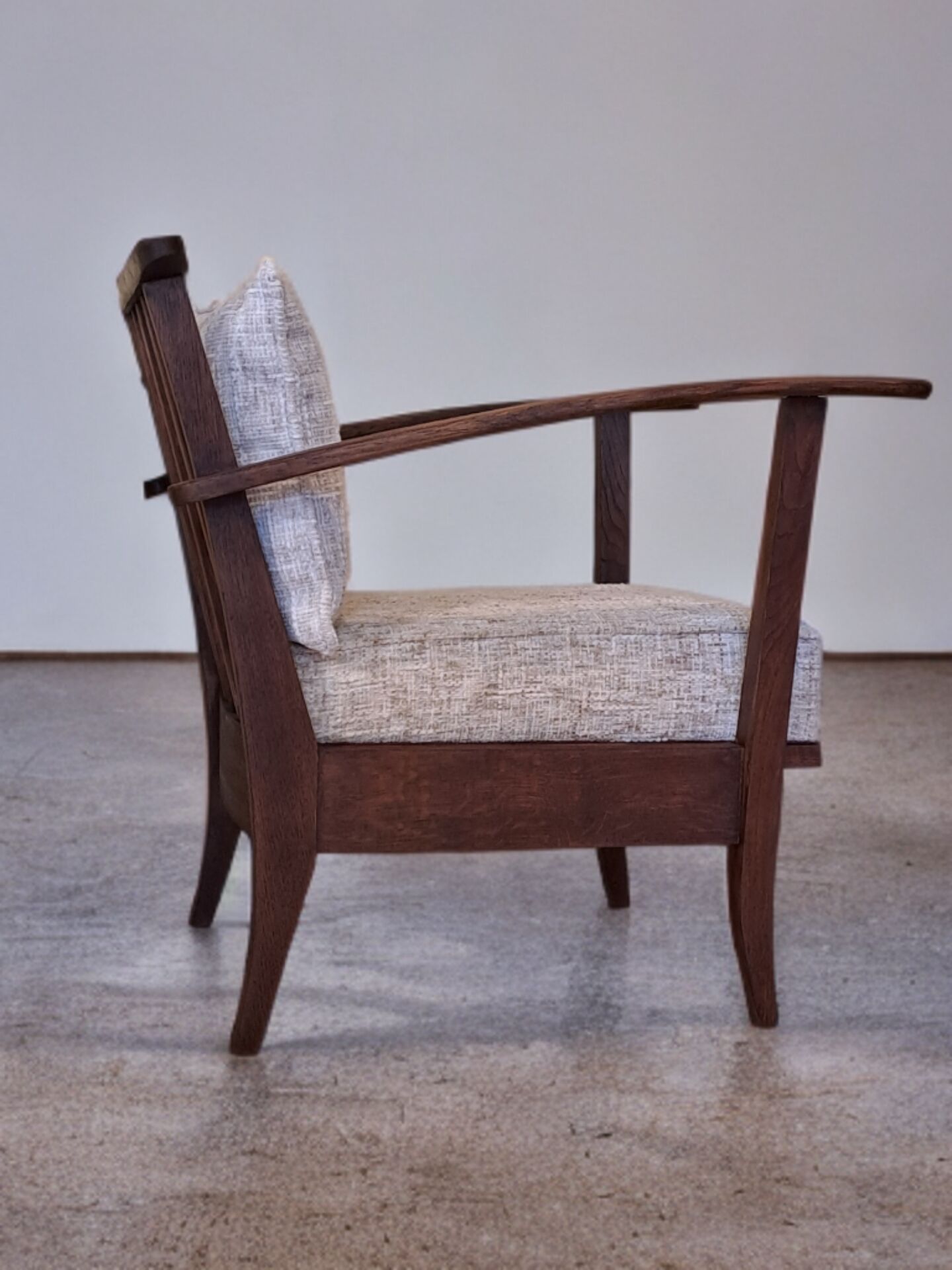 Pair of ULUV armchairs, Czech vintage 1950s