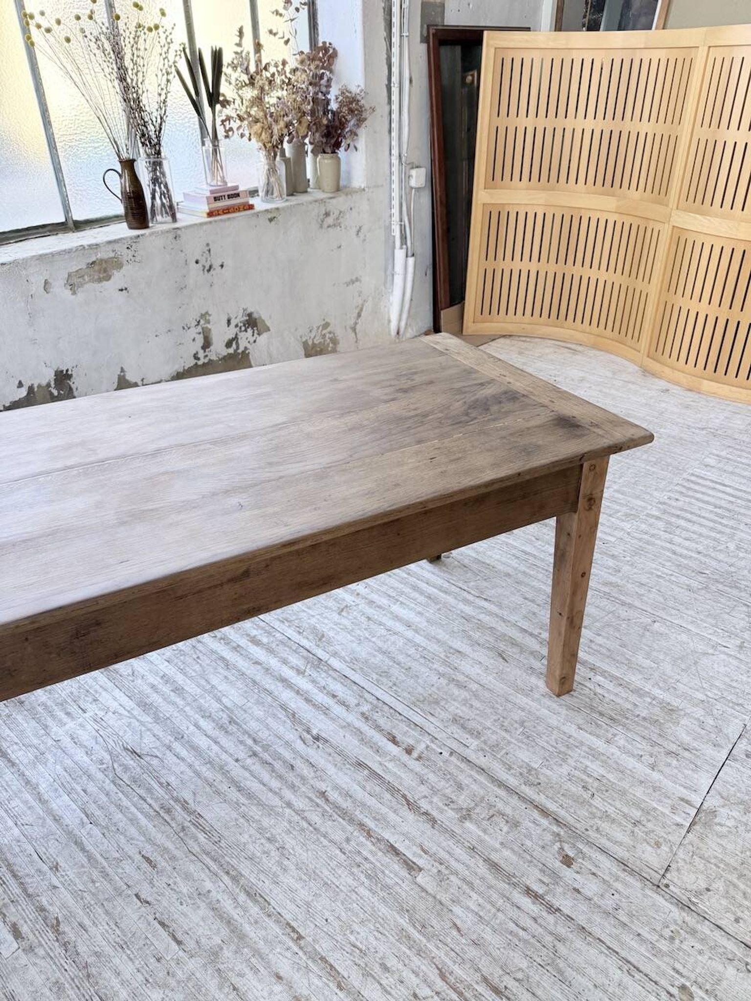 XL oak farmhouse table 1950 235cm