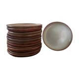 Service 14 stoneware dessert plates