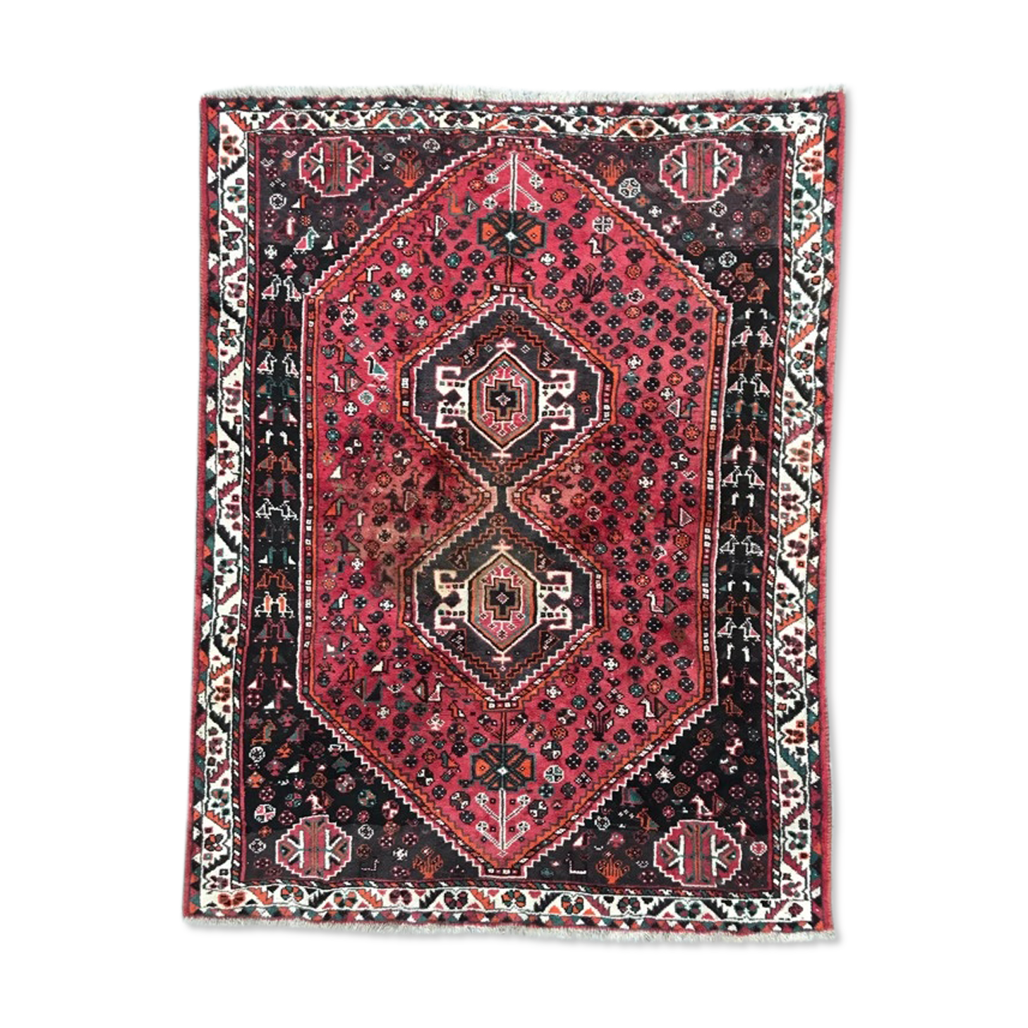 Tapis persan shiraz fait main 160x210 cm
