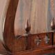 Elegant wooden  bookcase with a classic English look from the 20th century