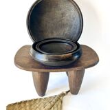 Senoufo M wooden stool Side table Bedside table - Ivory Coast