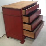 Patinated chest of drawers