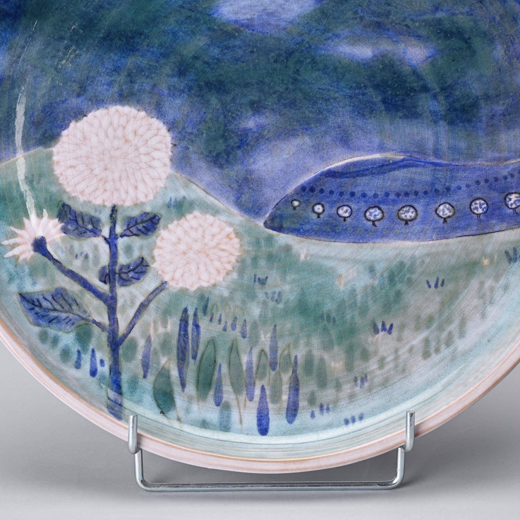 Round dish by Robert and Jean Cloutier, circa 1960