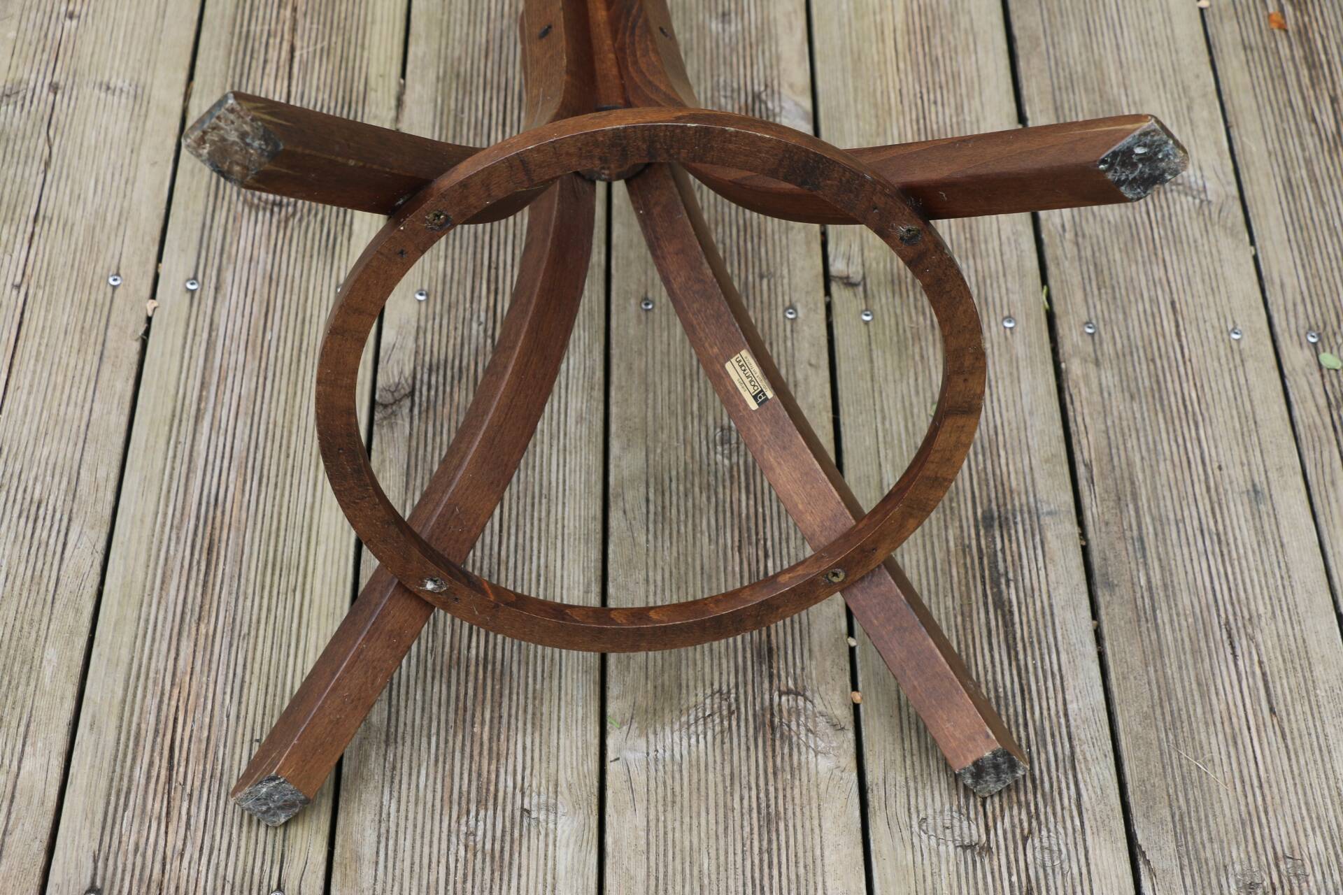 Baumann parrot coat rack simple dark beech