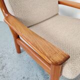 Juul Kristensen teak armchair pair for Glostrup, Denmark 60s