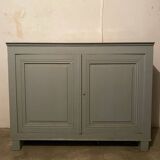 Buffet à 2 portes ancien vintage gris nuage