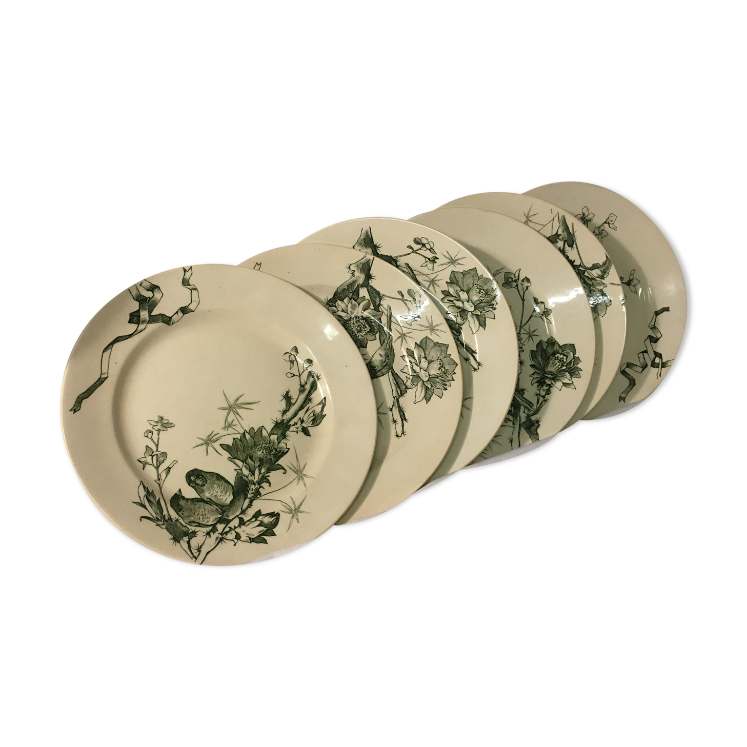 6 flat plates iron earth new Paris depot