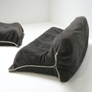 Yoko sofa in alcantara by Michel Ducaroy for Ligne Roset France
