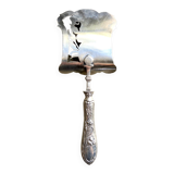 Silver TG monogrammed asparagus shovel by Félix Malique, late nineteenth century