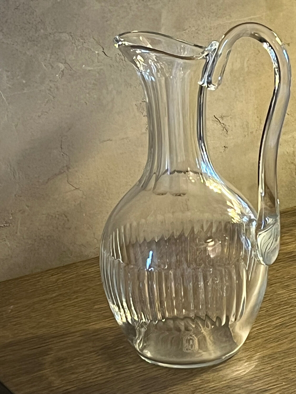 Baccarat crystal pitcher
