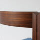 Série de 6 chaises scandinave palissandre Gessef