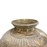 Indian jar in gilded copper