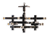 Chandelier Metric par Gaetano Sciolari, Italie, années 1970