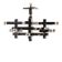 Metric chandelier by Gaetano Sciolari, Italy, 1970s