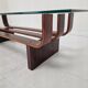 Table basse en teck élégante des années 60 par James Brown pour T.H. Brown, années 1970.