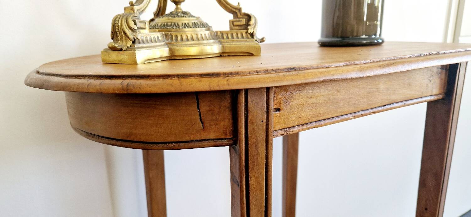 Vintage side table solid wood - 1940s/1950s