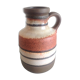 Beige and brown vase by Scheurich Keramik vintage 60s-70s