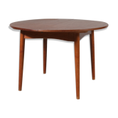 1950s Dutch extendible dining table, manufactured by WéBé in the Netherlands